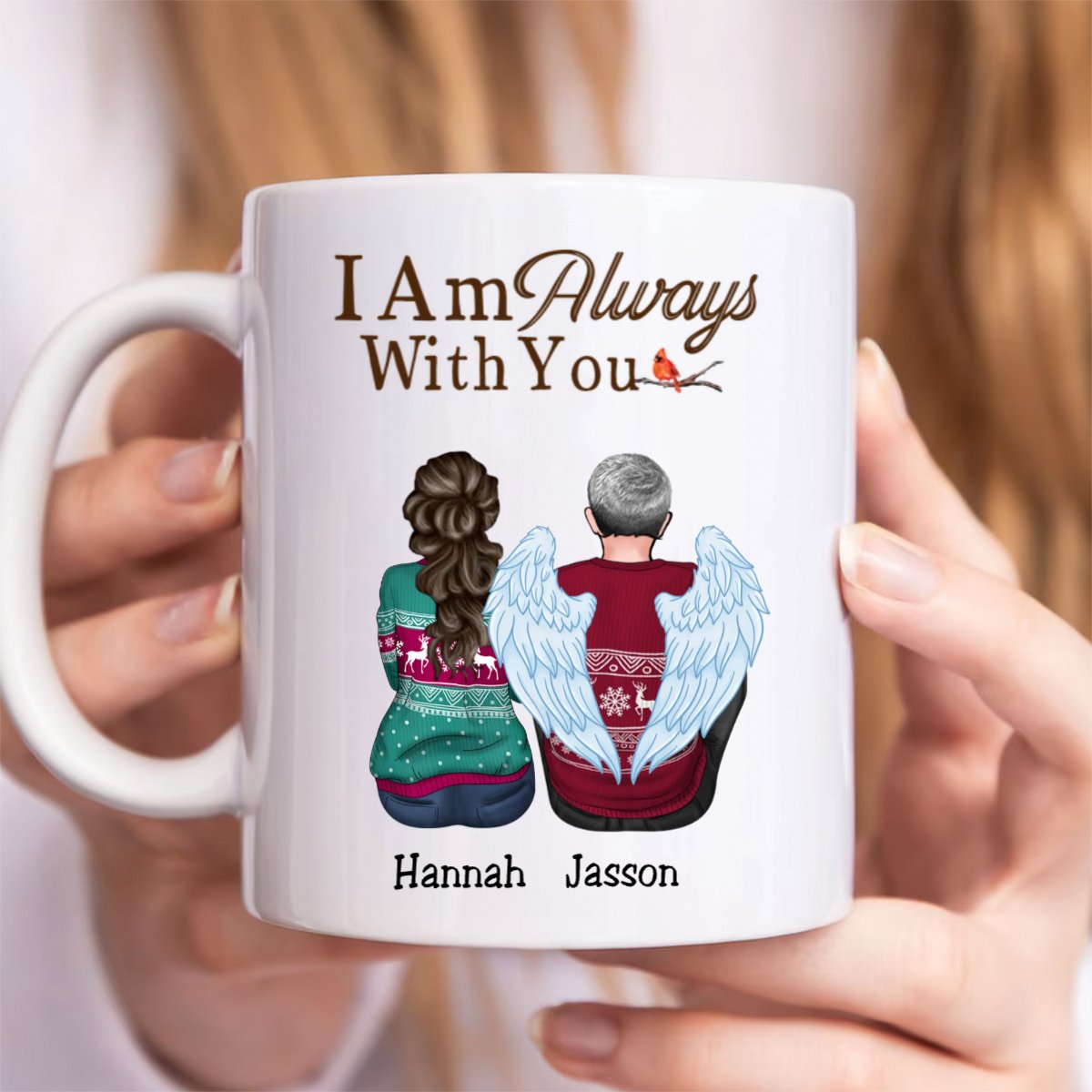 Family - I Am Always With You - Personalized Mug (AA) - Makezbright Gifts