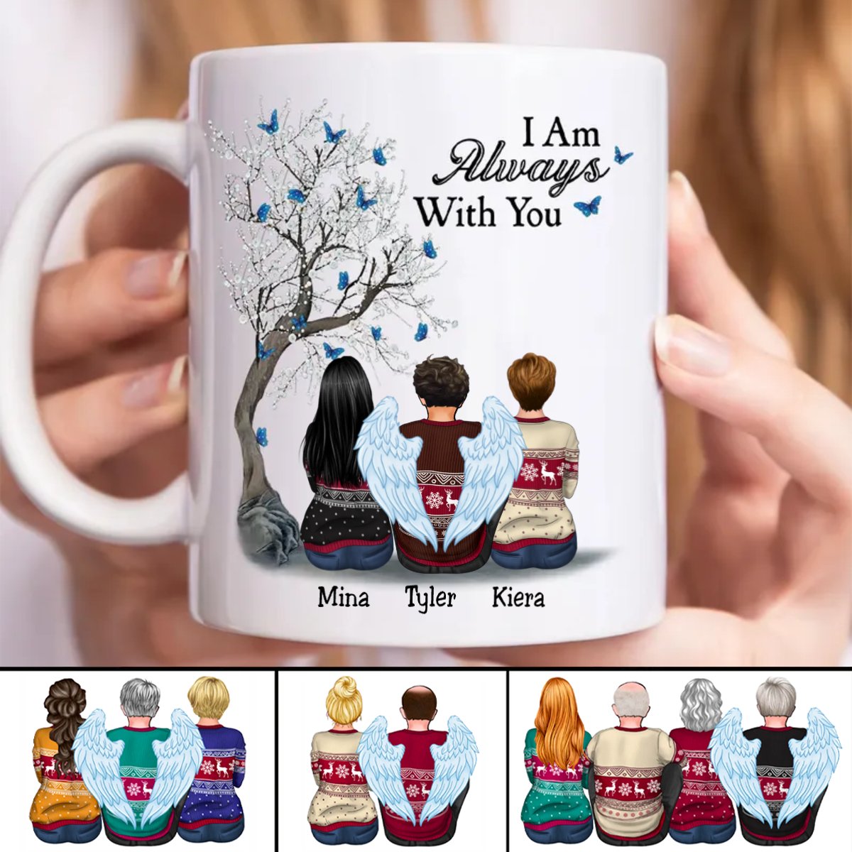 Family - I Am Always With You - Personalized Mug (LH) - Makezbright Gifts