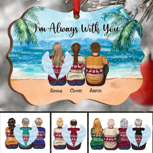 Family - I’m Always With You - Personalized Christmas Ornament - Makezbright Gifts