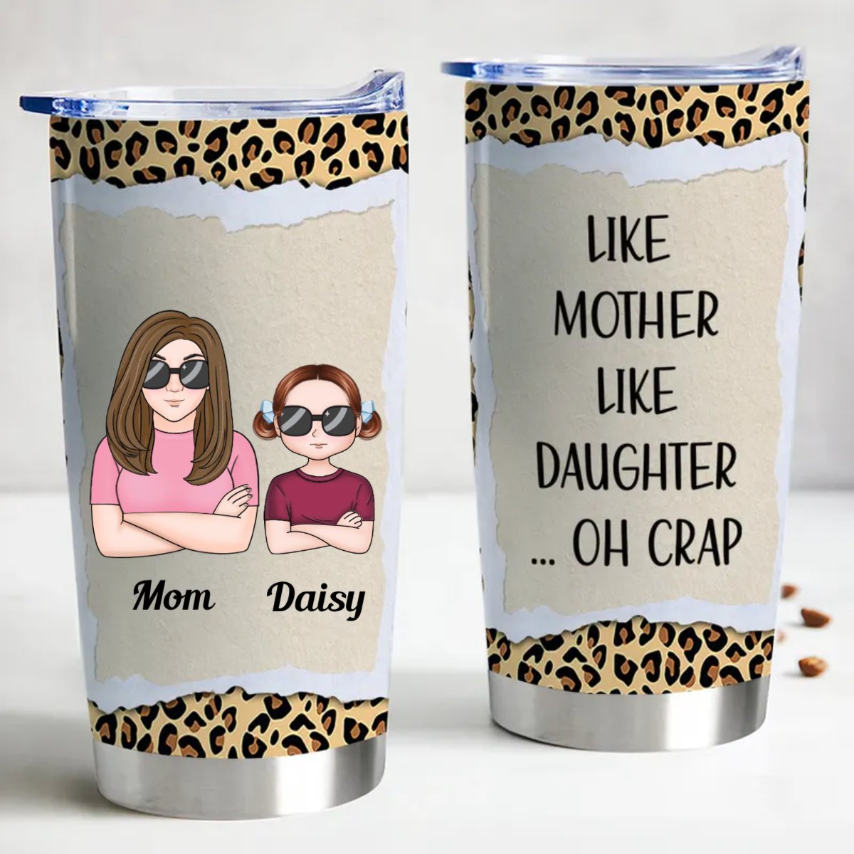 Family - Like Mother Like Daughter - Personalized Tumbler - Makezbright Gifts