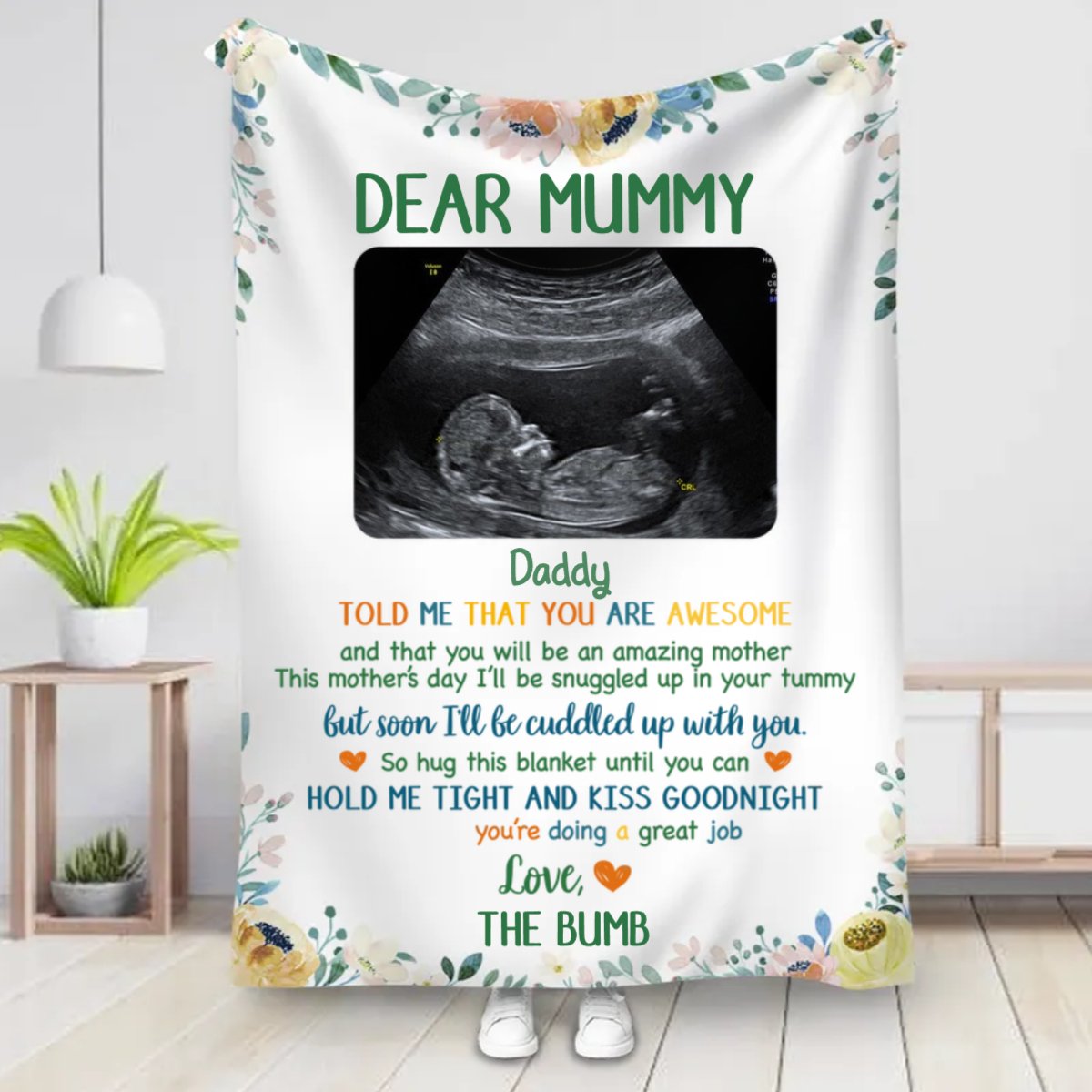 Family - Soon I’ll Be Cuddled Up With You - Personalized Blanket - Makezbright Gifts