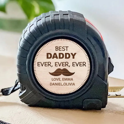 Family - The Best Papa Ever - Personalized Tape Measure - Makezbright Gifts