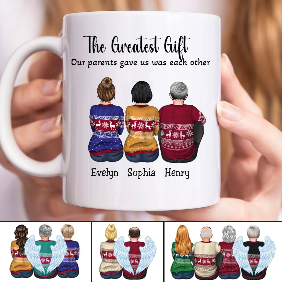 Family - The Greatest Gift Our Parents Gave Us Was Each Other - Personalized Mug (KE) - Makezbright Gifts