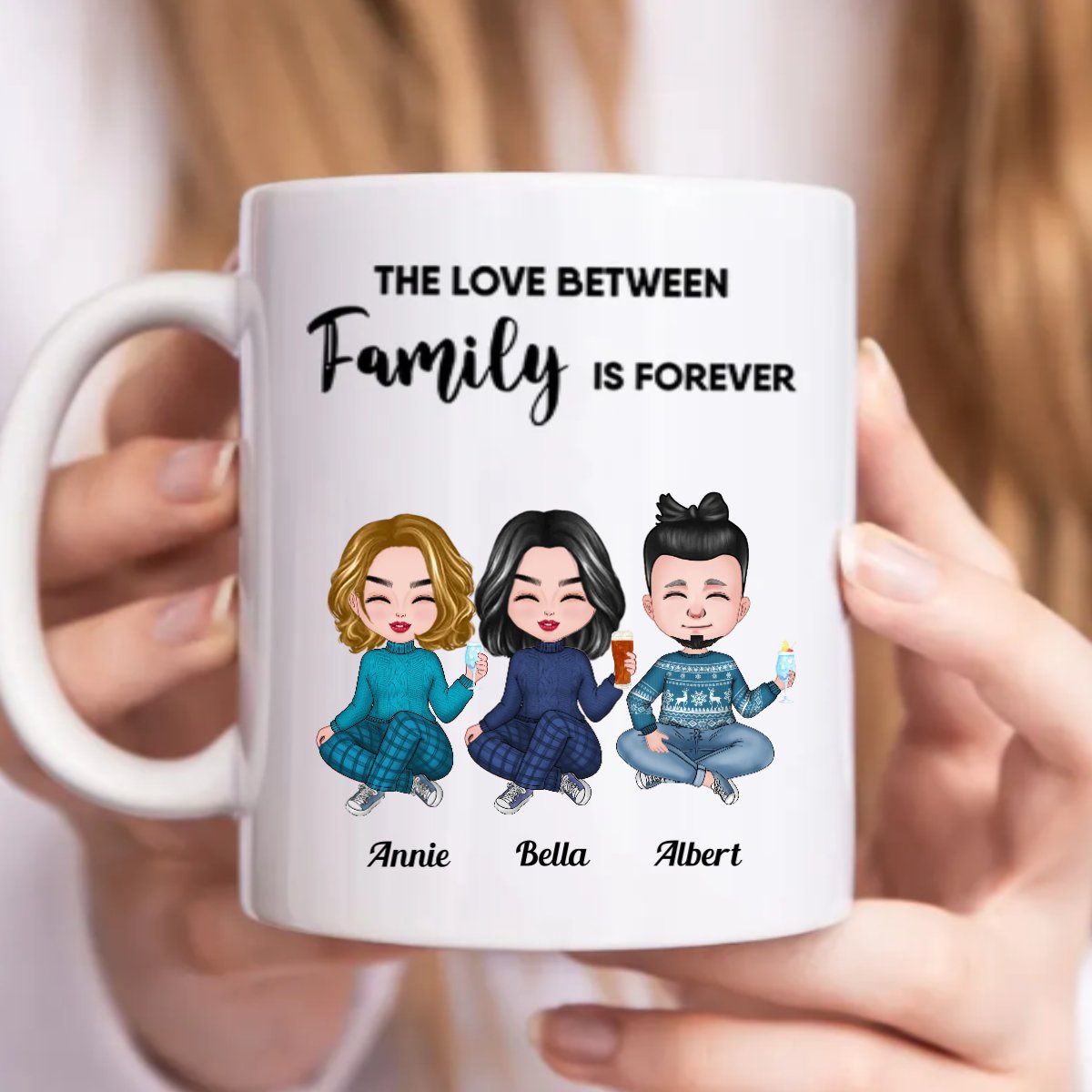 Family - The Love Between Family Is Forever - Personalized Mug (CB) - Makezbright Gifts