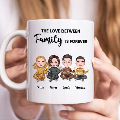 Family - The Love Between Family Is Forever - Personalized Mug (CB) - Makezbright Gifts