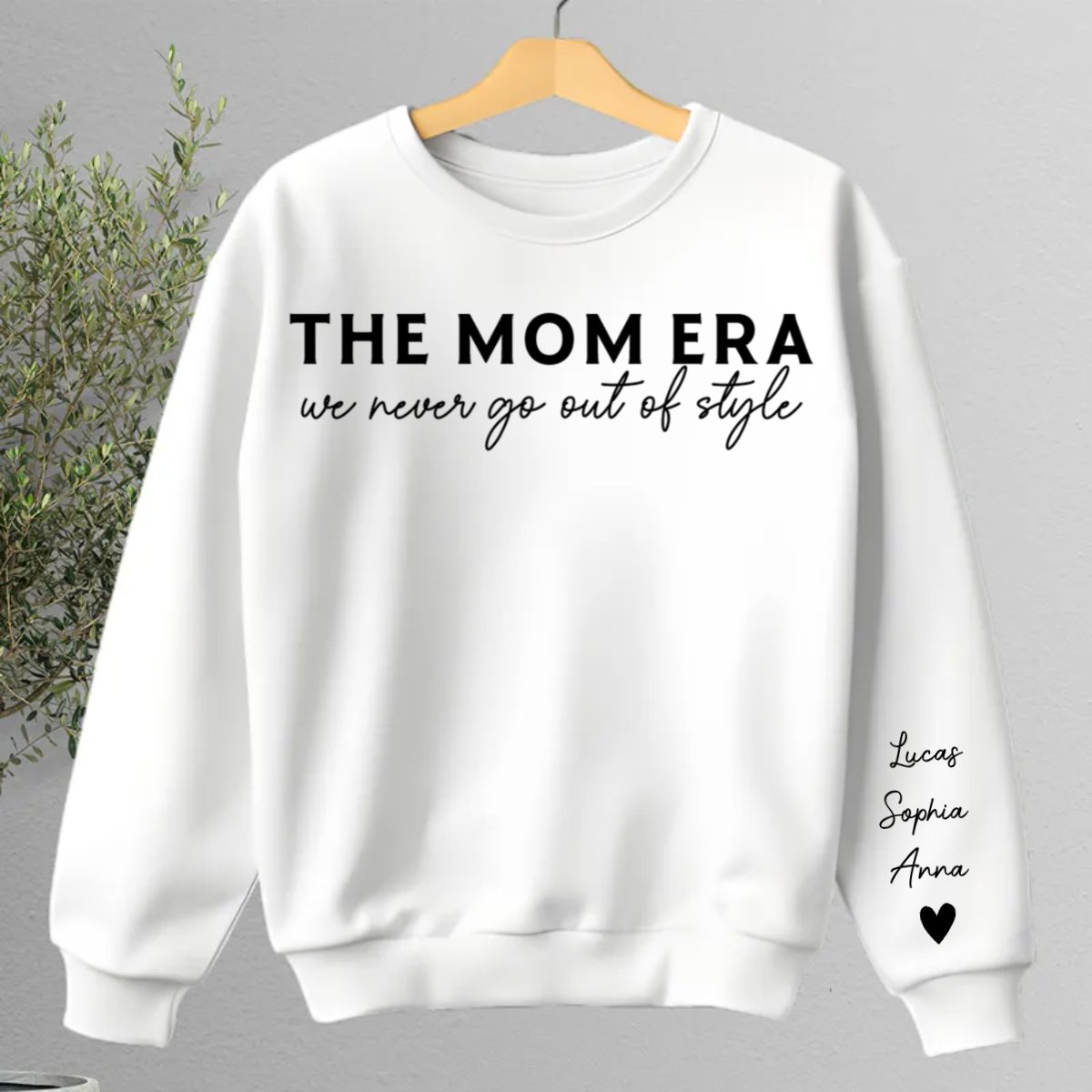 Family - The Mom Era We Never Go Out Of Style - Personalized Sweater - Makezbright Gifts