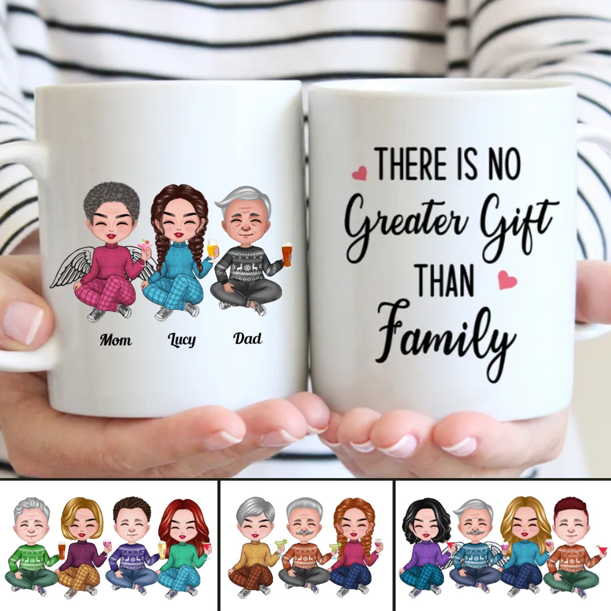 Family - There Is No Greater Gift Than Family - Personalized Mug (NN) - Makezbright Gifts