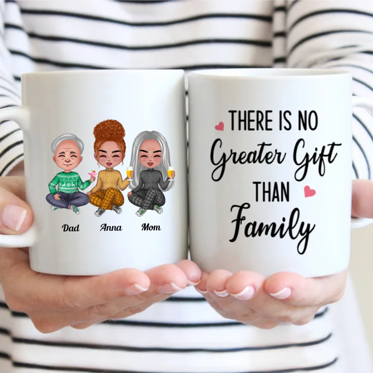 Family - There Is No Greater Gift Than Family - Personalized Mug (NN) - Makezbright Gifts