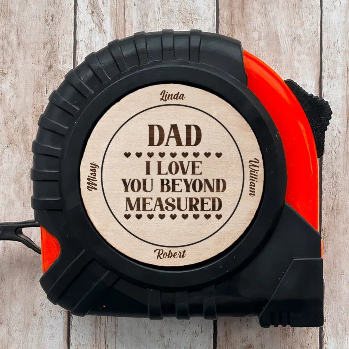 Family - We Love You Beyond Measured - Personalized Tape Measure - Makezbright Gifts