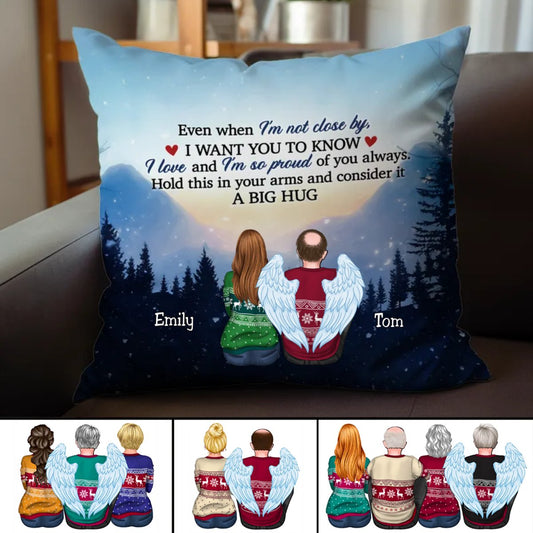 Father's Day - Hold It In Your Arms And Consider It A Big Hug - Personalized Pillow - Makezbright Gifts