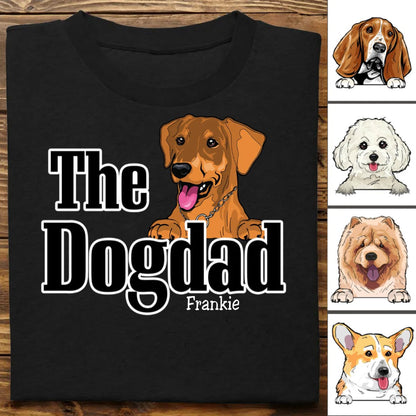 Father's Day - The Dogfather - Personalized Unisex T - Shirt - Makezbright Gifts