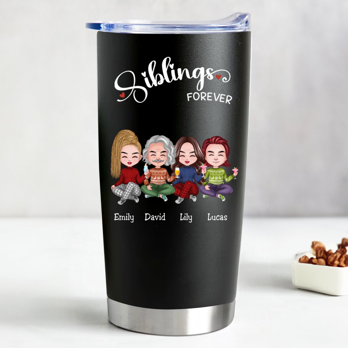 Forever Bond - Custom Insulated Tumbler (Z3) - Makezbright Gifts