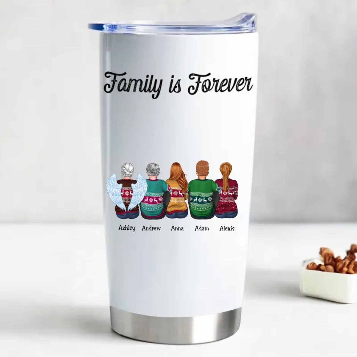 Forever Family Memories - Custom Insulated Tumbler - Makezbright Gifts