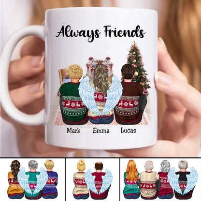 Friends - Always Friends - Personalized Mug - Makezbright Gifts