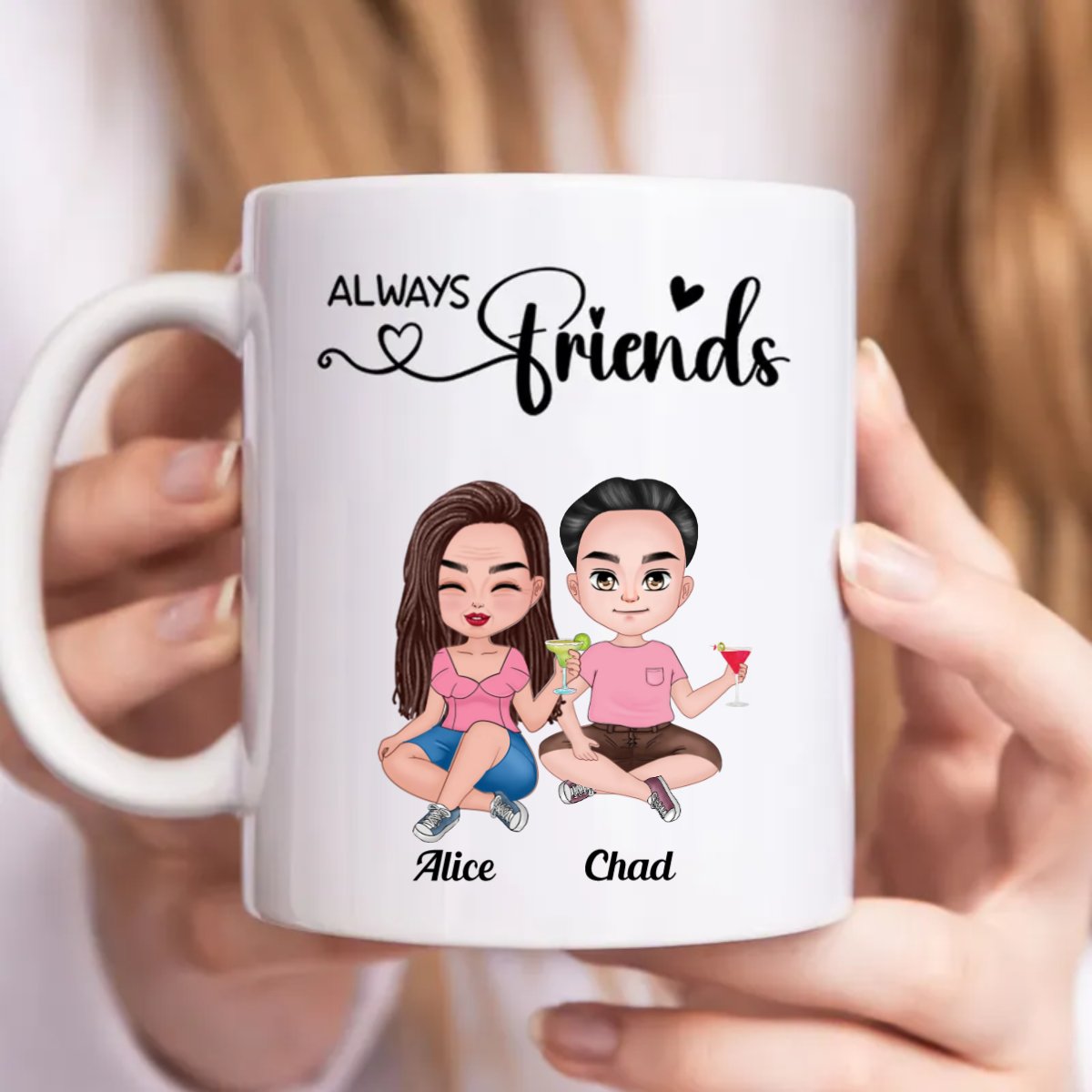 Friends - Always Friends - Personalized Mug (TB) - Makezbright Gifts