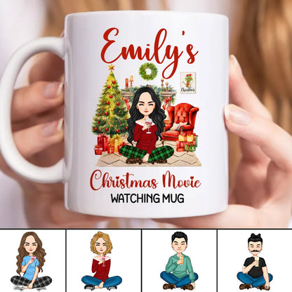 Friends - My Christmas Movie Watching Mug - Personalized Mug (NM) - Makezbright Gifts