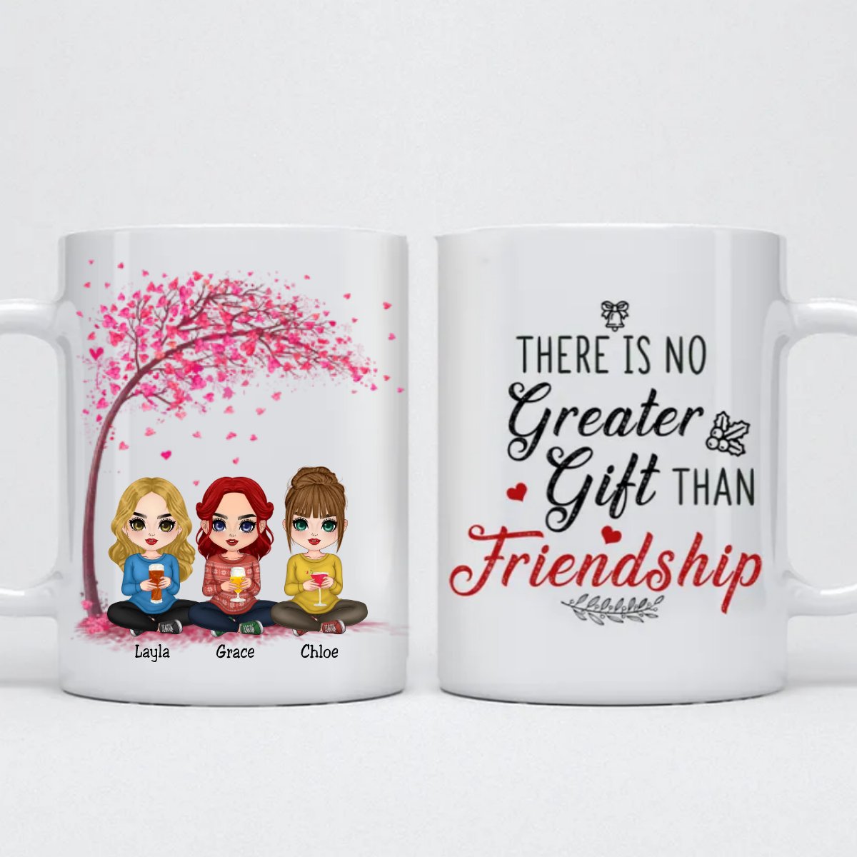 Friends - There Is No Greater Gift Than Friendship - Personalized Mug - Makezbright Gifts