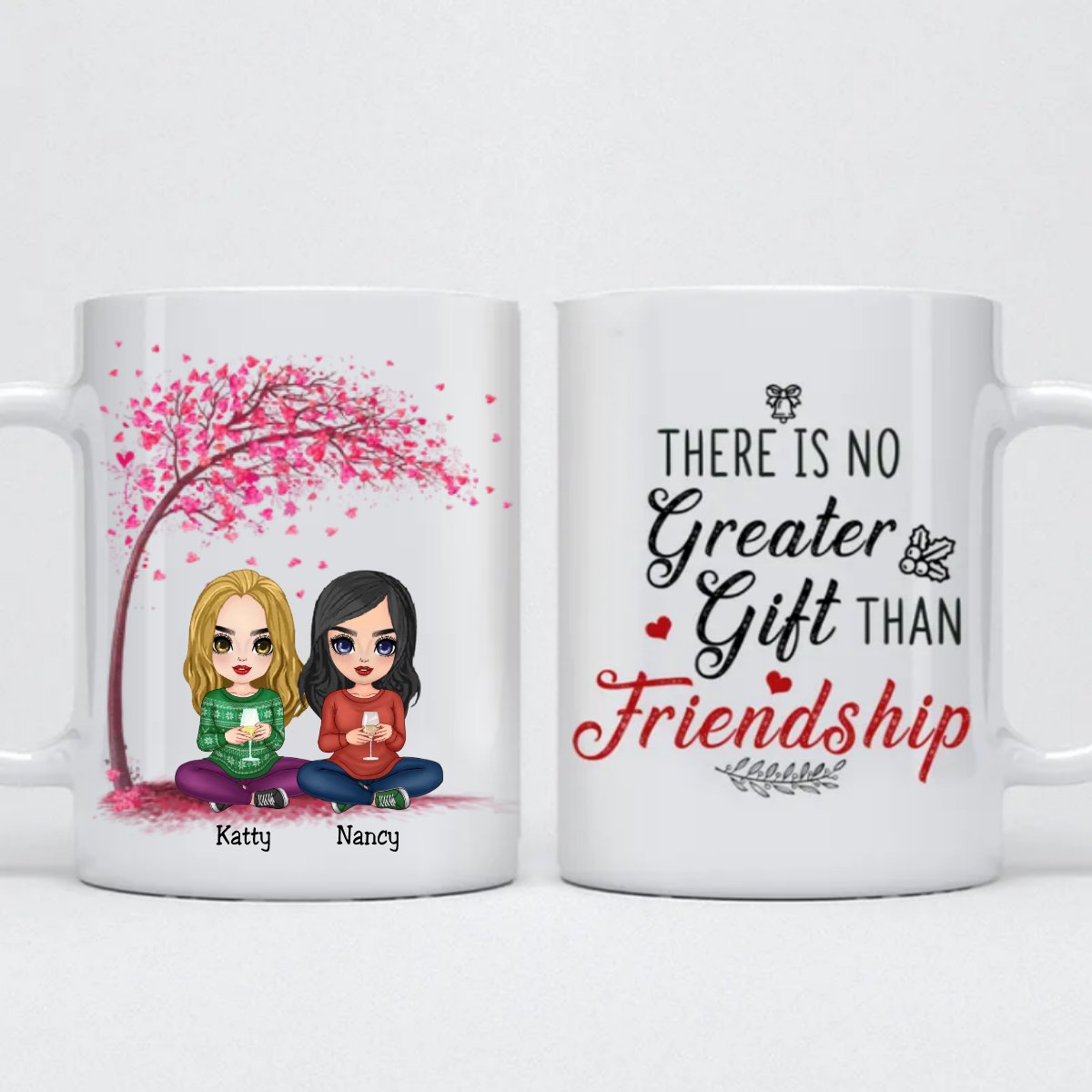 Friends - There Is No Greater Gift Than Friendship - Personalized Mug - Makezbright Gifts