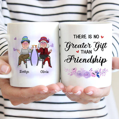 Friends - There Is No Greater Gift Than Friendship - Personalized Mug - Makezbright Gifts