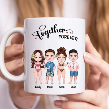 Friends - Together Forever - Personalized Mug - Makezbright Gifts