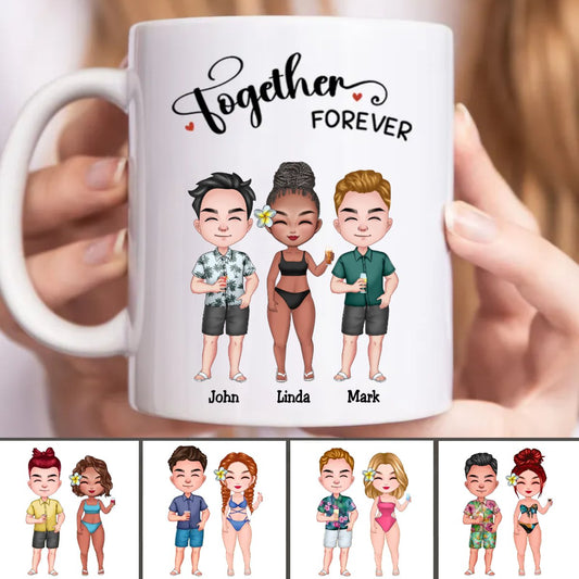 Friends - Together Forever - Personalized Mug - Makezbright Gifts