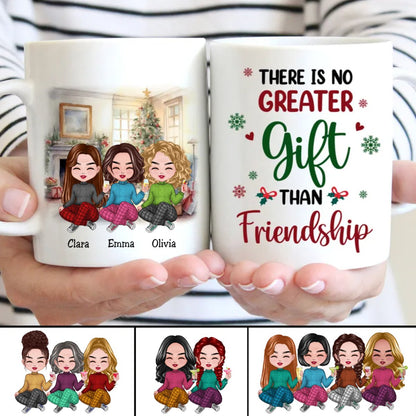 Friendship - There Is No Greater Gift Than Friendship - Personalized Mug - Makezbright Gifts