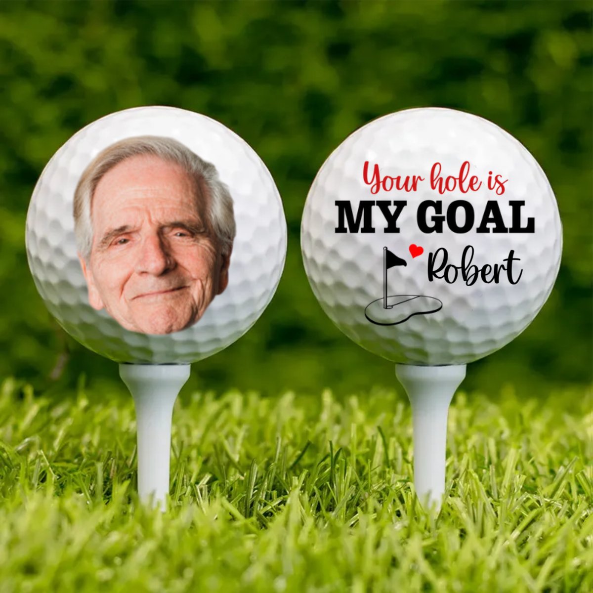 Golf Lovers - You Are My Hole In One Best Husband Boyfriend By Par Golfer - Personalized Golf Ball - Makezbright Gifts