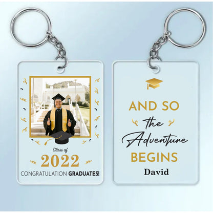 Graduation - Behind You All Your Memories - Personalized Acrylic Keychain (TL) - Makezbright Gifts