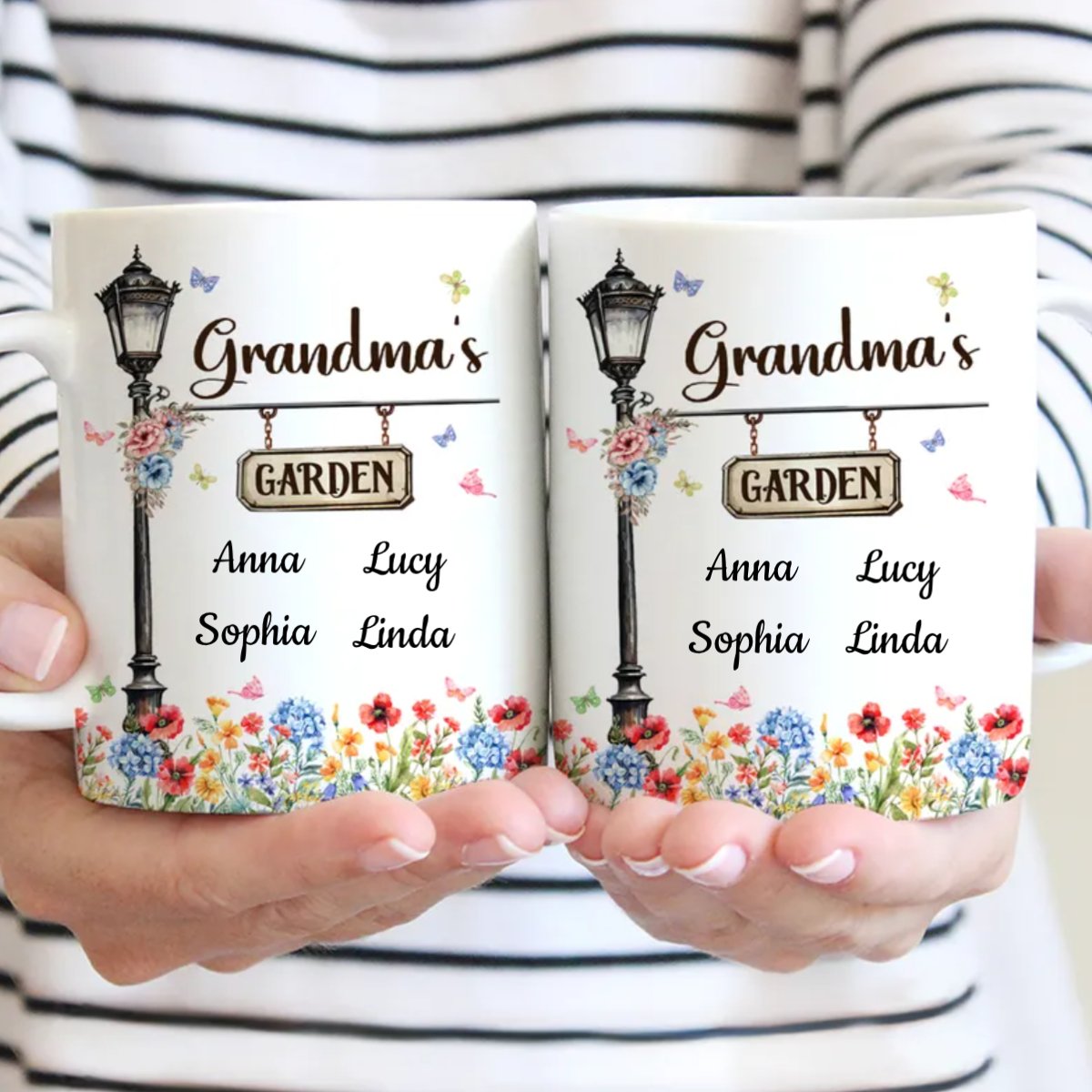 Grandma - Mom's Grandma's Garden - Personalized Mug - Makezbright Gifts