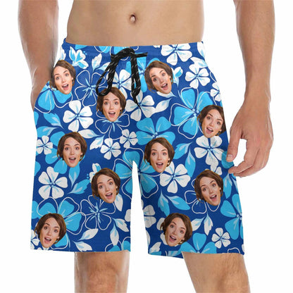 Hawaii - Face Swim Trunk Party Vacation - Personalized Short - Makezbright Gifts