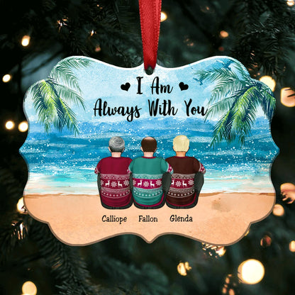 I Am Always With You - Personalized Christmas Ornament - Makezbright Gifts