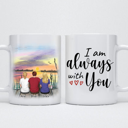 I Am Always With You - Personalized Mug (Bright) - Makezbright Gifts