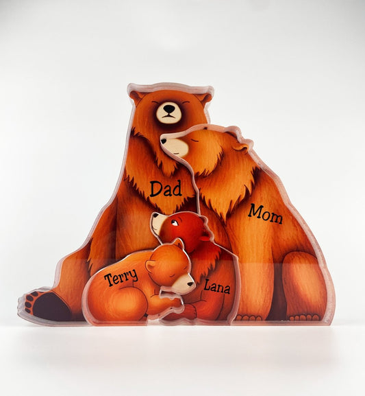 MakeZBright Acrylic Bear - V2 - Makezbright Gifts