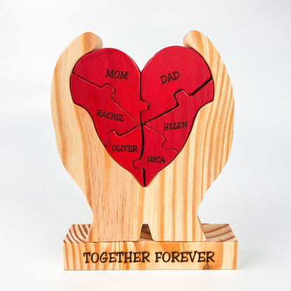 MakeZBright Wood Heart - V2 - Makezbright Gifts