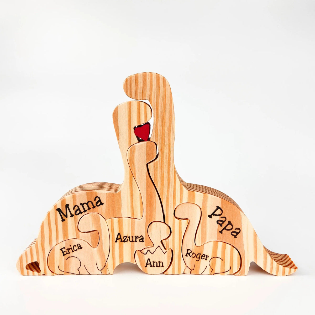 MakeZBright Wooden Dino - Makezbright Gifts