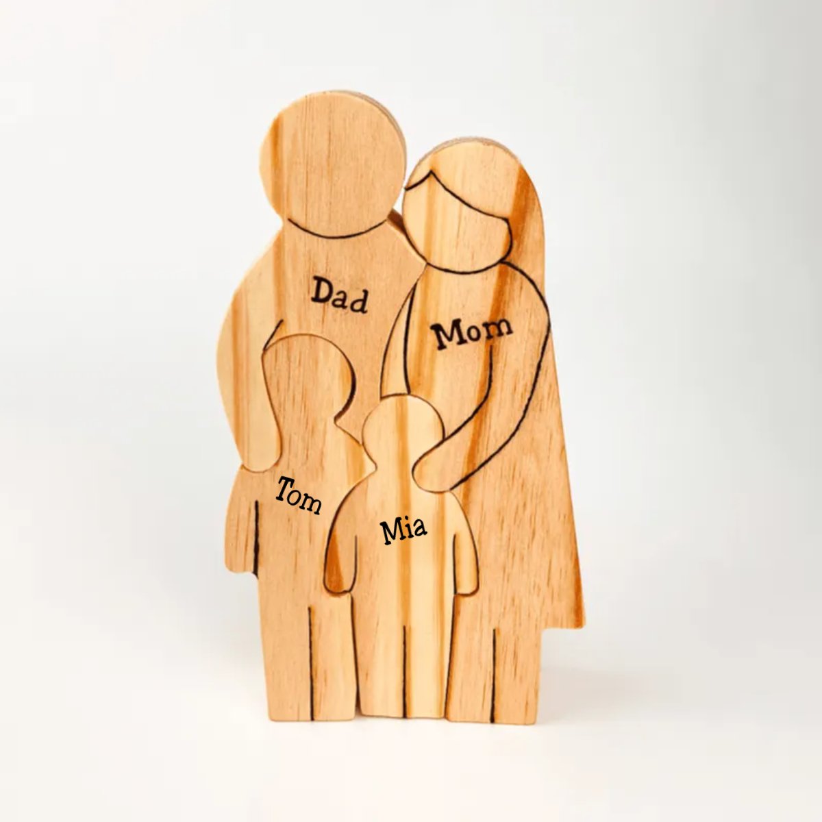 MakeZBright Wooden Family - Makezbright Gifts