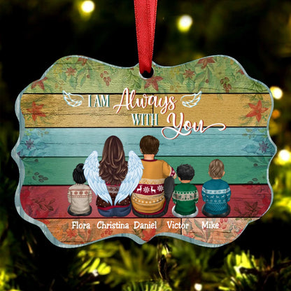 Memorial - I Am Always With You - Personalized Ornament (LH) - Makezbright Gifts