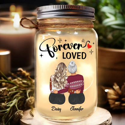 Distance Means So Little When Someone Means So Much - Personalized Mason Jar Light