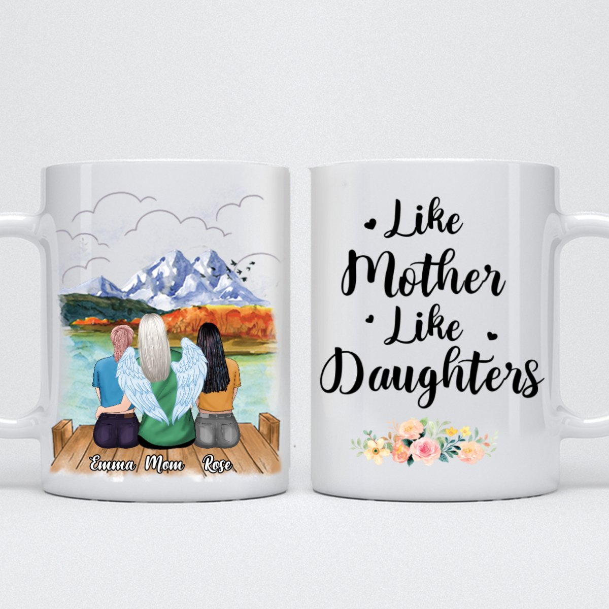 Mother - Like Mother Like Daughters - Personalized Mug - Makezbright Gifts