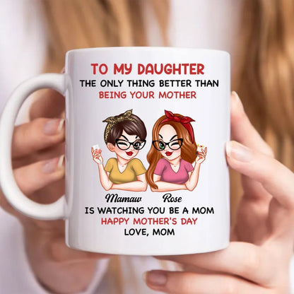 Mother - To My Daughter Happy Mother‘s Day - Personalized Mug (QH) - Makezbright Gifts