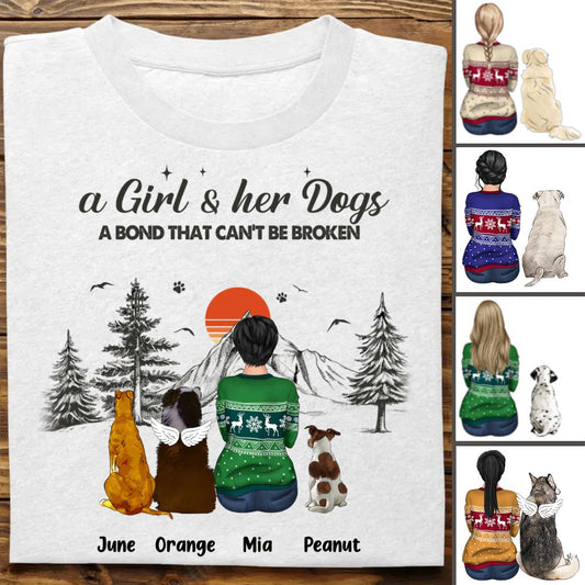 Pet Lovers - Life Is Better With Dogs - Personalized Unisex T - Shirt - Makezbright Gifts