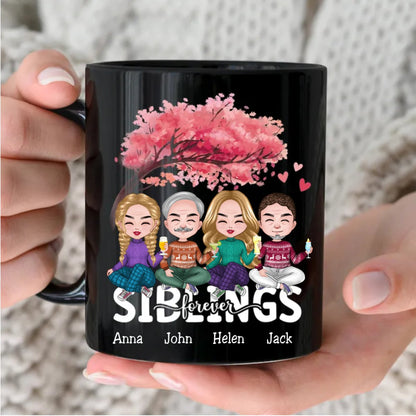 Siblings - Siblings Forever - Personalized Mug - Makezbright Gifts