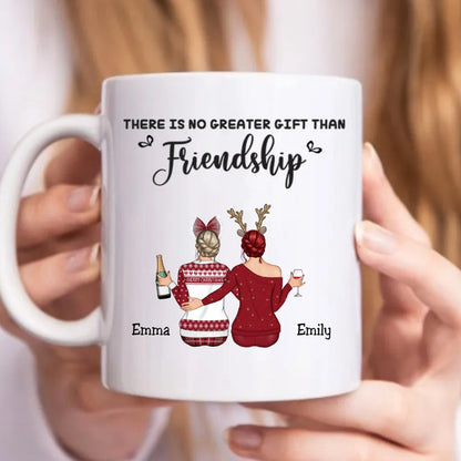 Sisters - There Is No Greater Gift Than Friendship - Personalized Mug - Makezbright Gifts