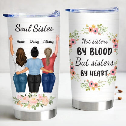 Soul Sisters Adventure Tumbler - 20oz Customizable Beverage Companion - Makezbright Gifts