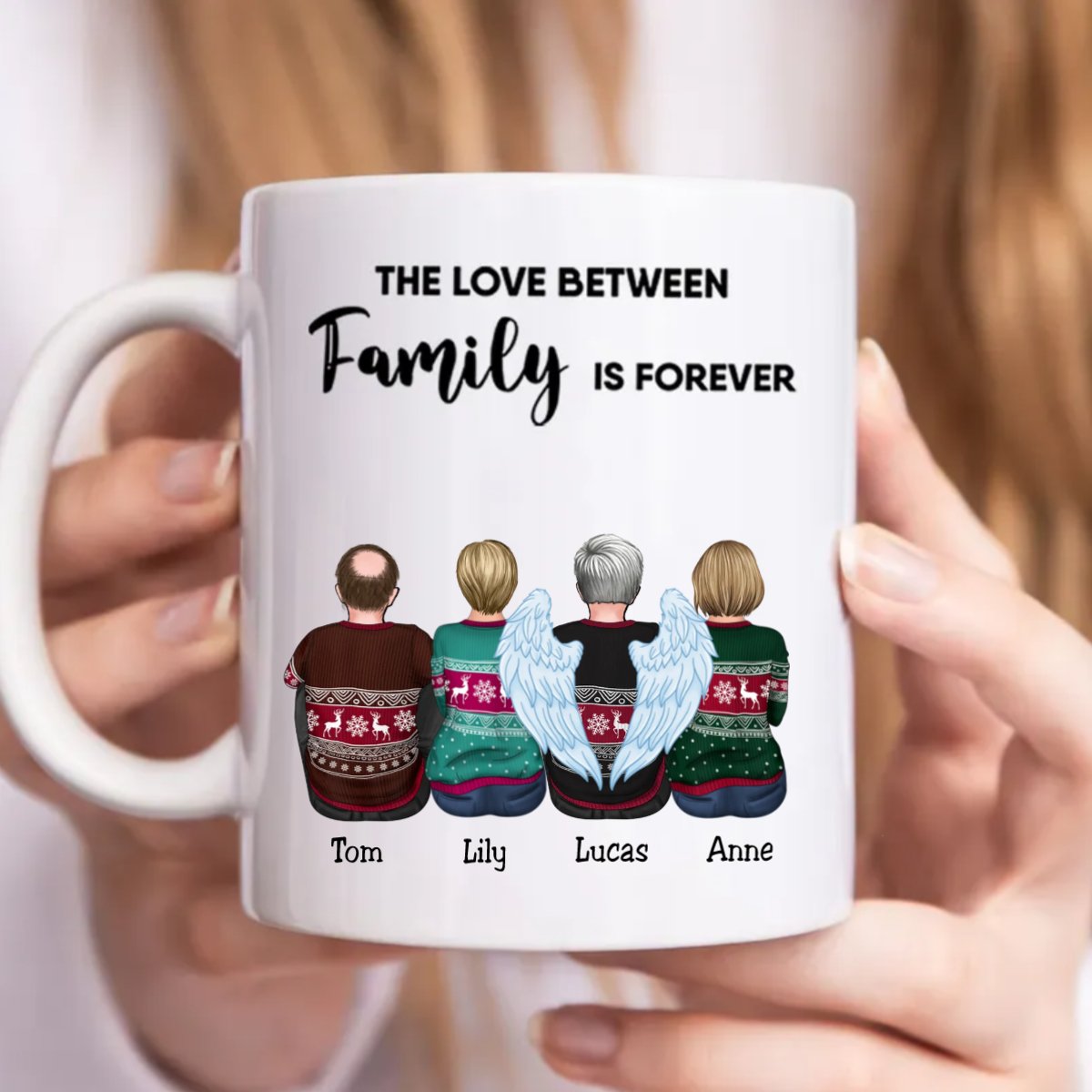 The Love Between Family Is Forever - Personalized Mug (LL) - Makezbright Gifts