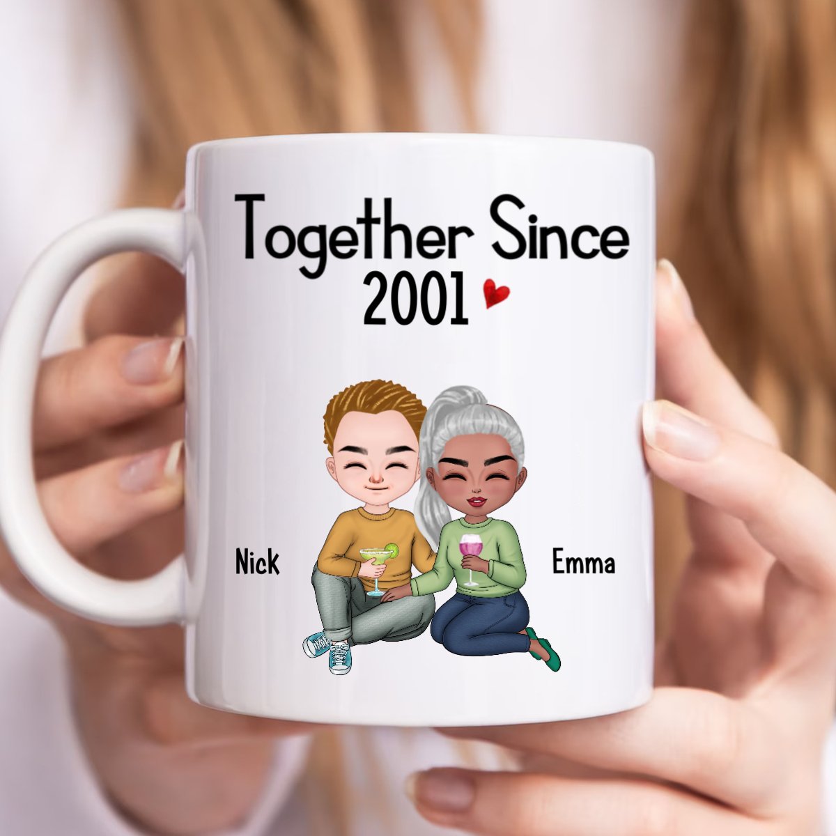 Together Since - Personalized Mug (Ver. 2) - Makezbright Gifts