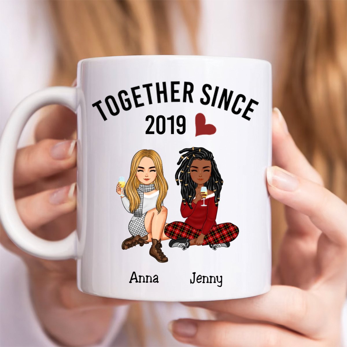 Together Since - Personalized Mug (VT) - Makezbright Gifts