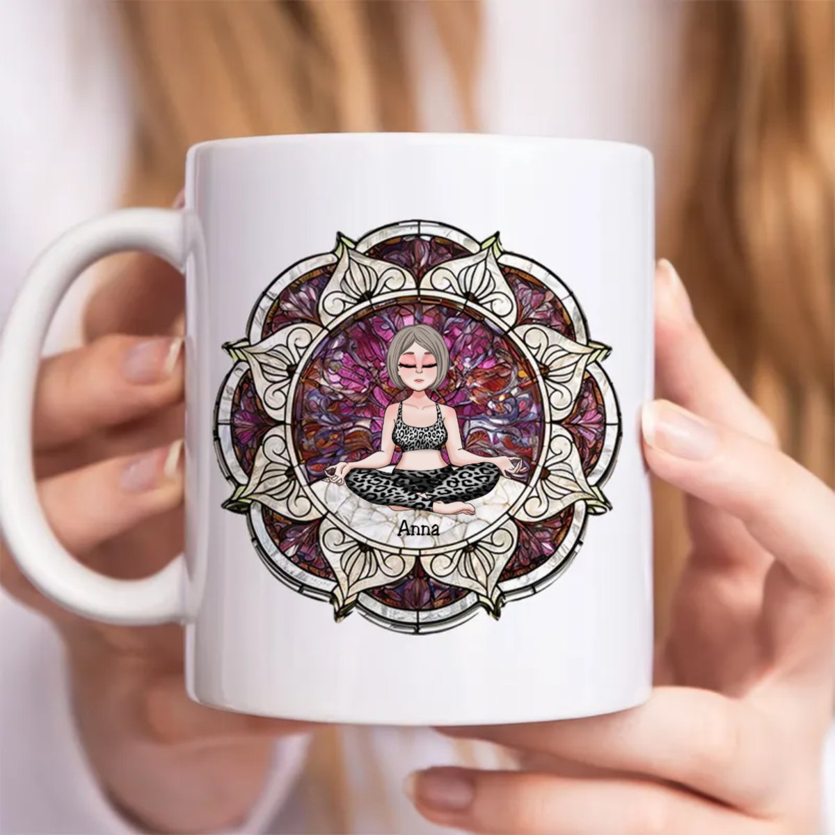 Yoga Lovers - Yoga Mandala - Personalized Mug - Makezbright Gifts