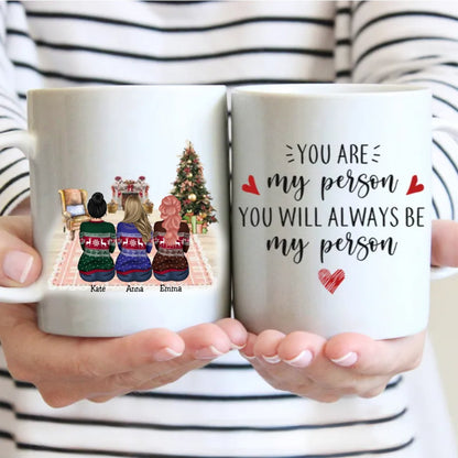 You Are My Person You Will Always Be My Person - Personalized Mug (Pink) - Makezbright Gifts