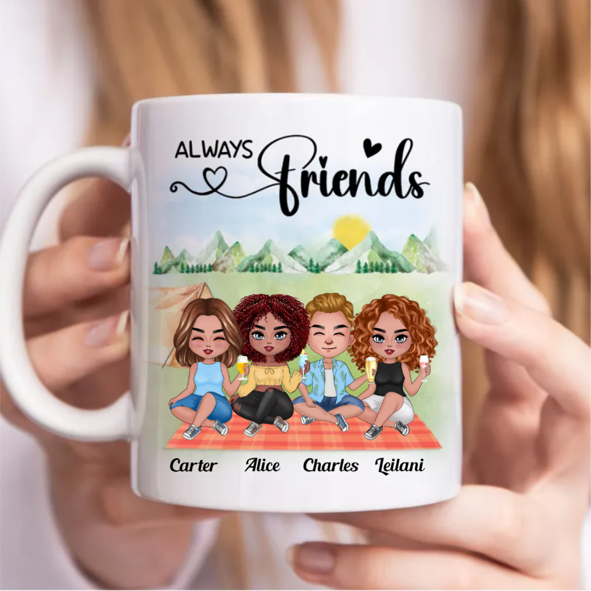 Friends - Always Friends - Personalized Mug (AA)